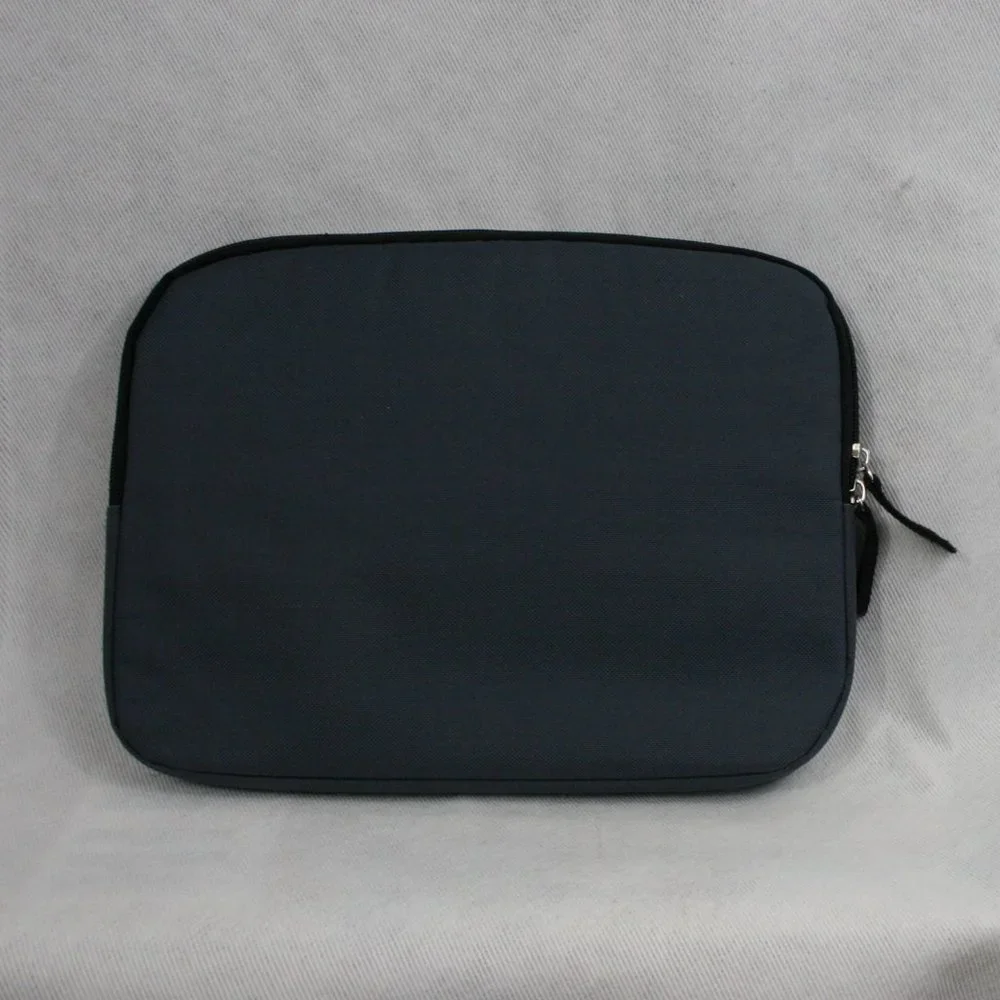 IPad Padded Carrying Case Black & Gray w/ Zipper Closure